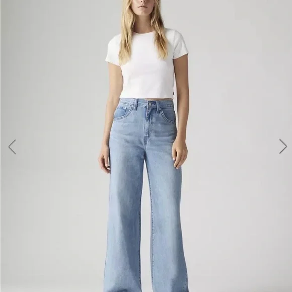 Levis Cinch Baggy Women's Jeans - Light Blue - Picture 2 of 11